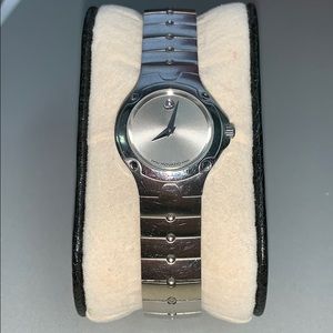 Movado silver ladies sport edition